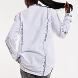 House of Holland Monogram Print Long Sleeve Shirt