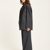 Charcoal Oversized Tailored Jacket