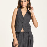 Charcoal Grey Tailored Waistcoat