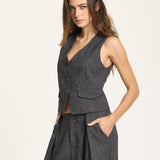 Charcoal Grey Tailored Waistcoat