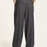 Charcoal Grey Wide Leg Trousers