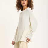 Ivory Relaxed Knit Jumper