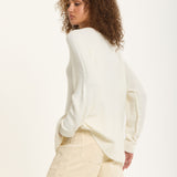 Ivory Relaxed Knit Jumper