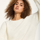 Ivory Relaxed Knit Jumper
