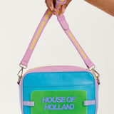 House Of Holland Logo Acrylic Crossbody Bag