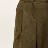 Khaki Cargo Bermuda Shorts