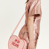 House of Holland Bitter Sweet Heart Handbag With ''In Ur Dreams'' Message