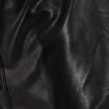 House Of Holland Rocker Faux Leather Twist Button Down Dress Black