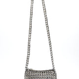 House Of Holland Recycled Metallic Silver Cross Body Bag