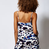 House of Holland Animal Print Ruched Cami Dress