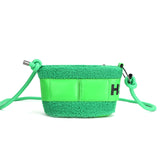 House Of Holland Teddy Bucket Cross Body Bag In Green