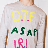 House of Holland @eddieeddiebybillytommy 'DTF' Long Sleeve Tee