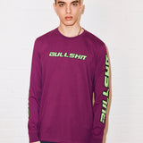 @hattiestewart 'Bullshit' Purple Long Sleeve Tee by House of Holland