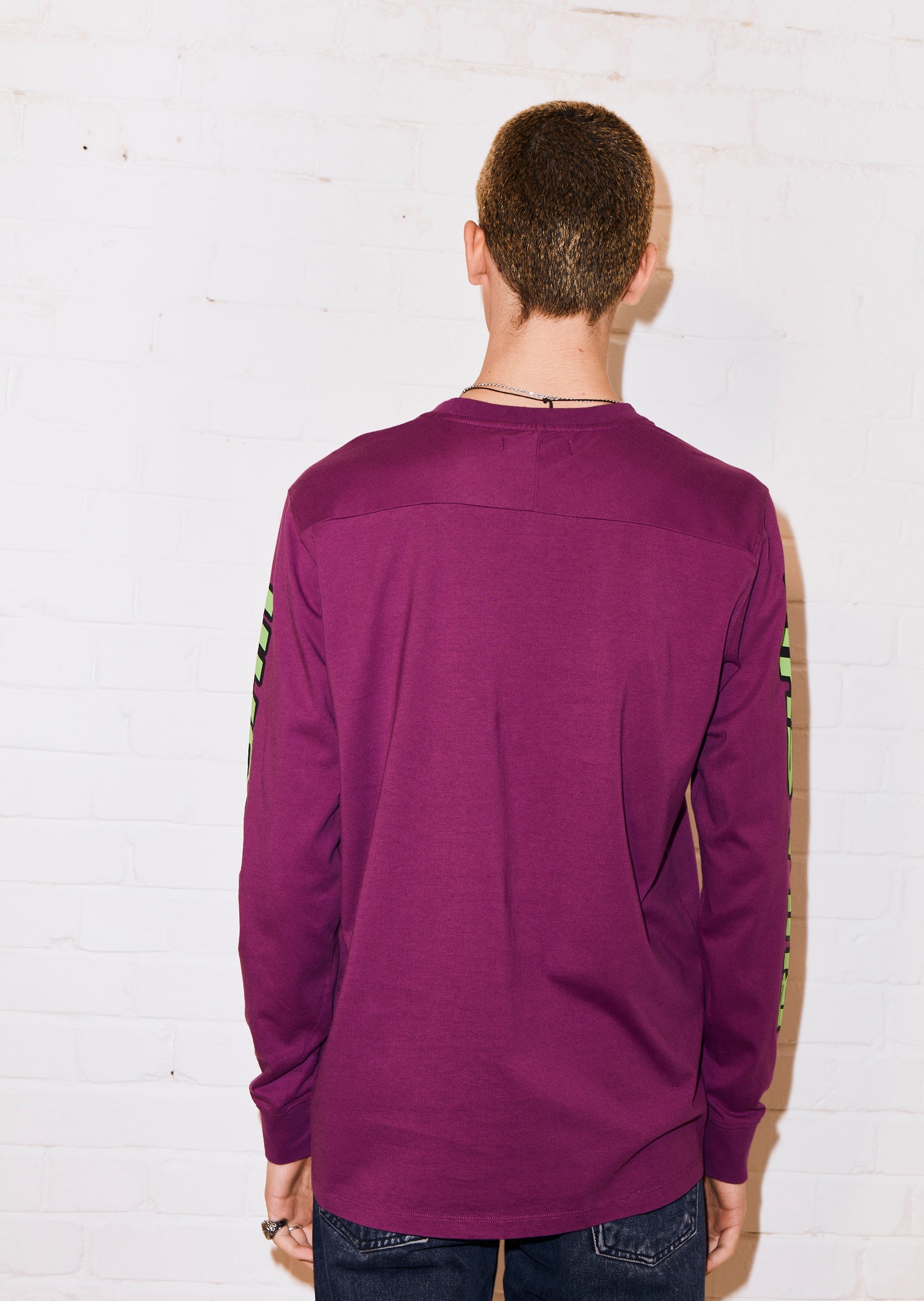 @hattiestewart 'Bullshit' Purple Long Sleeve Tee by House of Holland