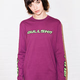 @hattiestewart 'Bullshit' Purple Long Sleeve Tee by House of Holland