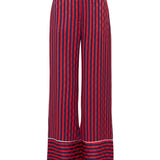 Red and Navy Stripped Pyjama Style Trousers by House of Holland