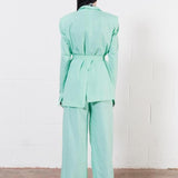 House of Holland Ripstop Tailored Jacket (Mint Green)