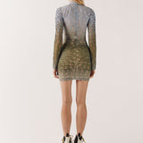 House of Holland Ombre Lace Mini Dress