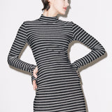 High Neck Bodycon Dress