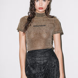 Gold Lurex Tee