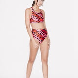 House of Holland HOH X Speedo Bright Cheetah Stripe Bralet