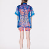 House of Holland Sheer Blue Boxy Shirt