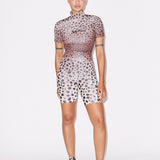 House of Holland Muted Cheetah Cycling Shorts