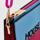 House of Holland snake print cross body bag