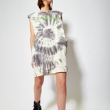 House of Holland Tie Dye Sleeveless T-Shirt Dress