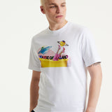 House of Holland Planet Printed T-Shirt in White