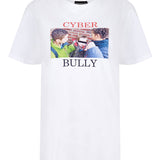 House of Holland @eddieeddiebybillytommy 'Cyber Bully' White Tee