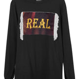 House of Holland @sweeneytoddla 'Real' Long Sleeve Tee