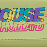 House Of Holland Printed Bag In Green