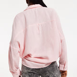 House of Holland Blush Pink Statement Shirt