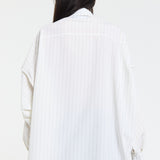 Relaxed Pinstripe Oversized Shirt