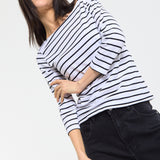 Breton Stripe Boat Neck Top
