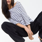 Breton Stripe Boat Neck Top