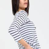 Breton Stripe Boat Neck Top