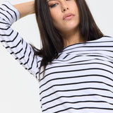 Breton Stripe Boat Neck Top