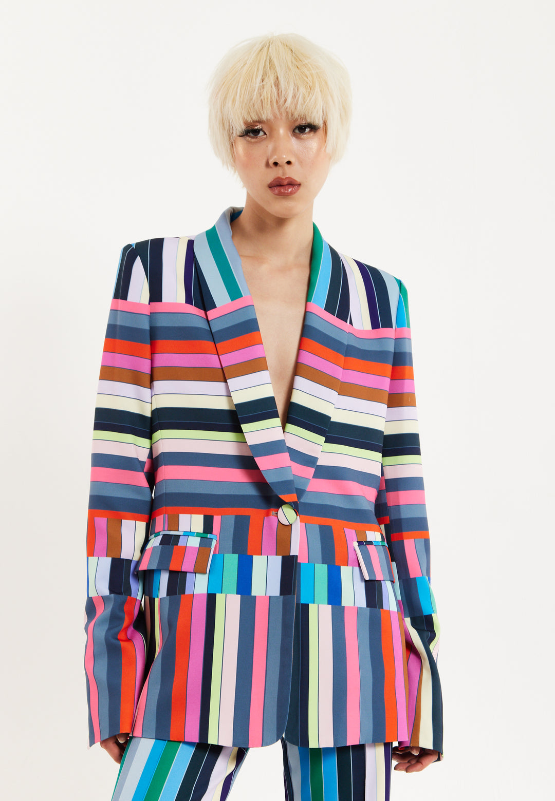 House of Holland Ripstop Tailored Jacket (Mint Green)