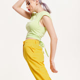 House of Holland Yellow Tailored Trouser