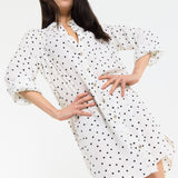 Mono Spot Mini Shirt Dress
