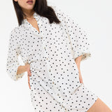Mono Spot Mini Shirt Dress