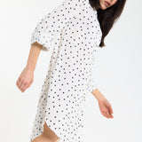 Mono Spot Mini Shirt Dress