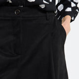 Black Cargo Bermuda Shorts