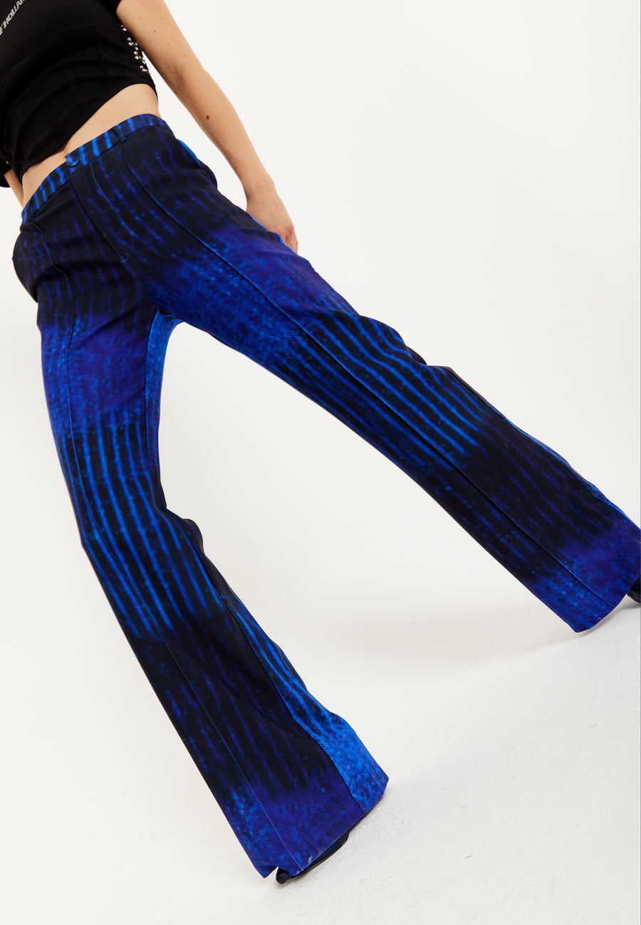 House of Holland Abstract Print Tailored Trousers