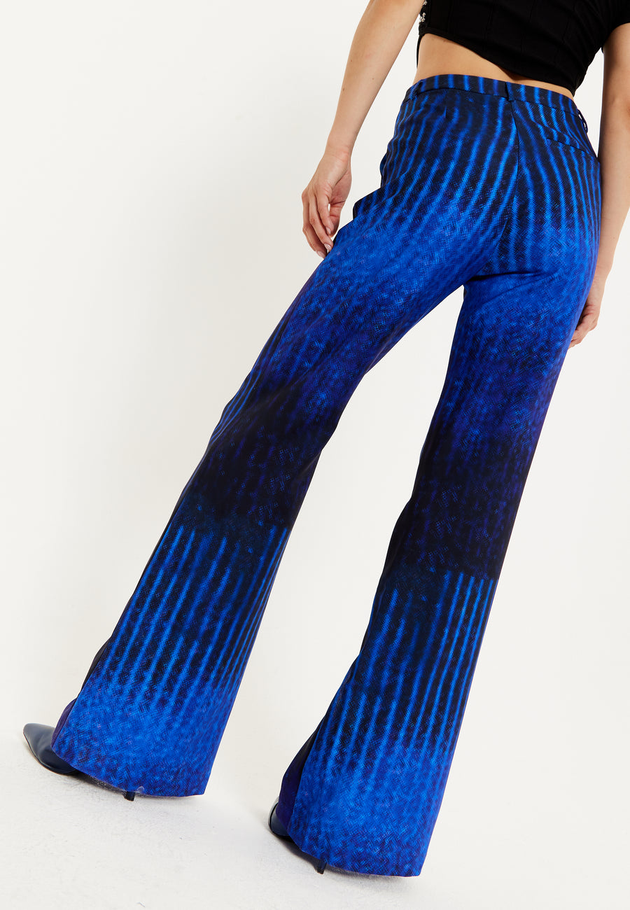 House of Holland Abstract Print Tailored Trousers