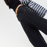 Embroidered Eye Check Blazer Jacket