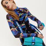 House Of Holland Blue Crossbody Bag With Purse