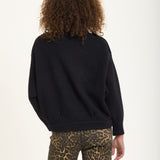 Black Utility Knit Bomber Jacket